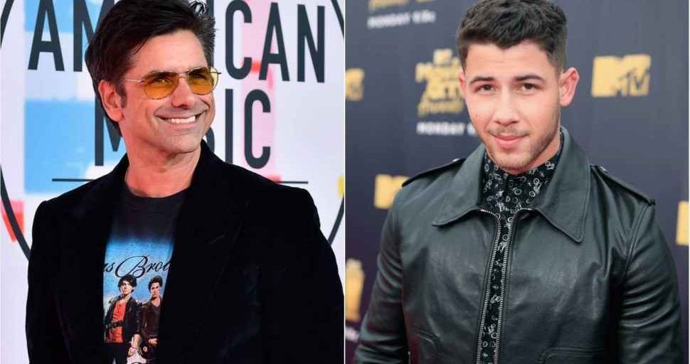 nick jonas john stamos shirt